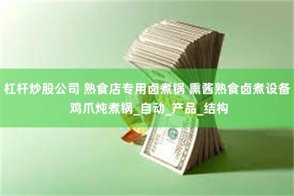 杠杆炒股公司 熟食店专用卤煮锅 熏酱熟食卤煮设备 鸡爪炖煮锅_自动_产品_结构