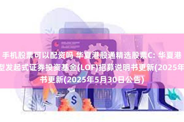 手机股票可以配资吗 华夏港股通精选股票C: 华夏港股通精选股票型发起式证券投资基金(LOF)招募说明书更新(2025年5月30日公告)