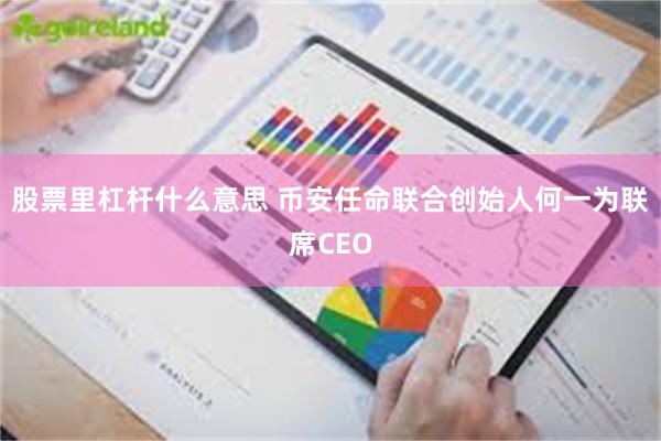 股票里杠杆什么意思 币安任命联合创始人何一为联席CEO